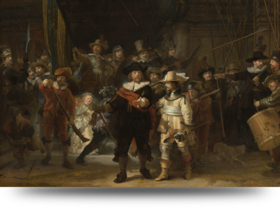 Canvas schilderij De Nachtwacht