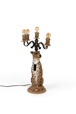 Bold Monkey vloerlamp Proudly Crowned Panther