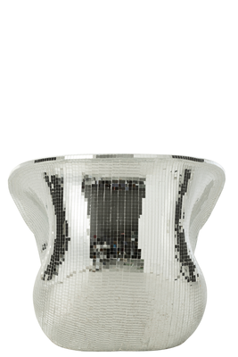 Discostoel Spiegels zilver