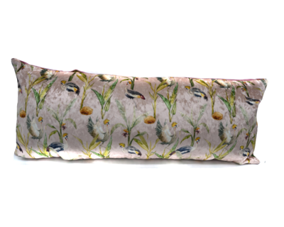 Kussen velvet kraanvogel