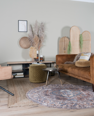 Vloerkleed Laria Blue 1 - Rond