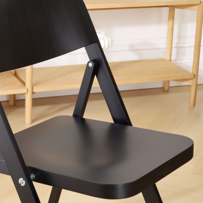 Flip - Houten klapstoel en rek