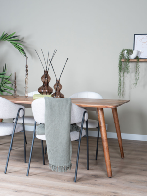 Eettafel James bruin