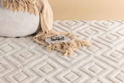 Huria Vloerkleed 290x200cm - Wit