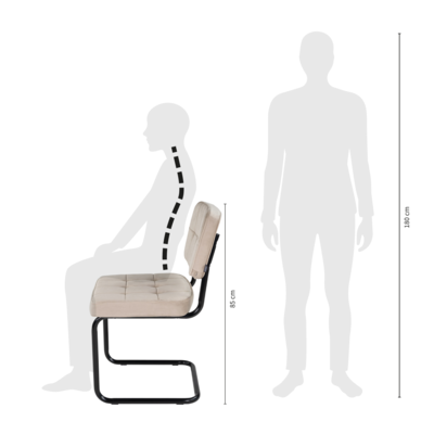 Kick Buisframestoel IVY