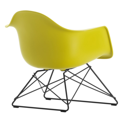 Vitra loungestoel Eames LAR zwart onderstel
