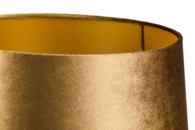 Lampenkap Ovaal Fendi velours coffee