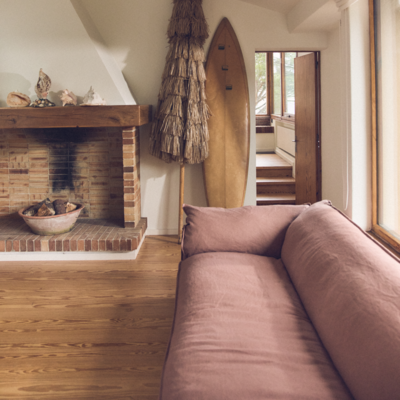 HKliving bank Nomad Linnen 3-zits