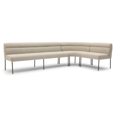 Loods 5 hoek eetkamerbank Mia