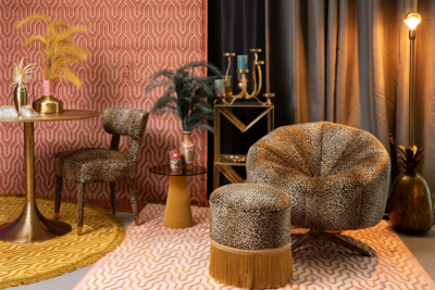 Bold Monkey loungestoel Where The Sun Doesn't Shine panter