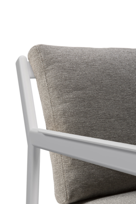 Ethnicraft outdoor loungestoel Jack - wit aluminium