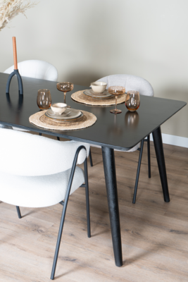 Eettafel James zwart