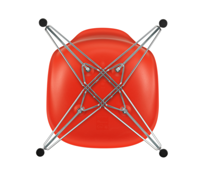 Vitra stoel Eames DSR Chroom onderstel