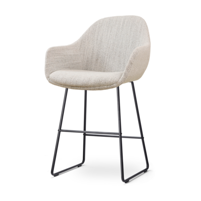 Barkruk Nino-Mae zwart onderstel - 65 cm