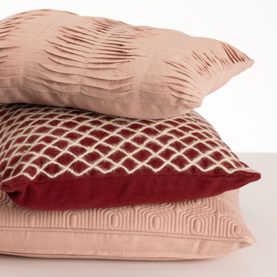 Sierkussen linnen Geo Deco