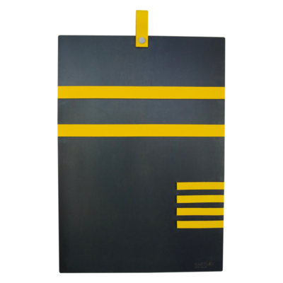 Magneetbord met magneetstrips