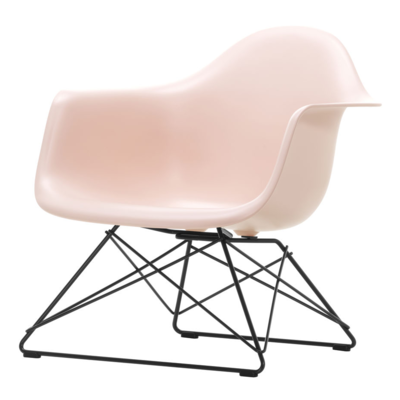 Vitra loungestoel Eames LAR zwart onderstel