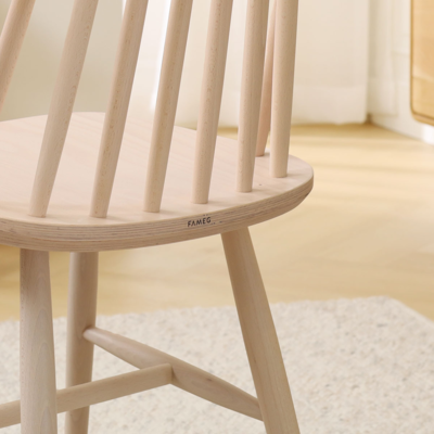 Filou berkenhouten spijlenstoel