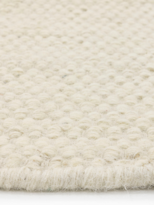 Vloerkleed teppe white rond