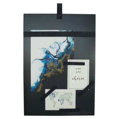 Magneetbord met magneetstrips