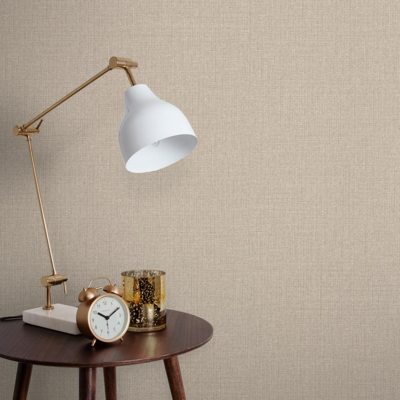 Graham &amp; Brown vliesbehang linnen beige