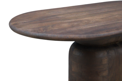 Eettafel Lissabon ovaal kolompoot 240cm