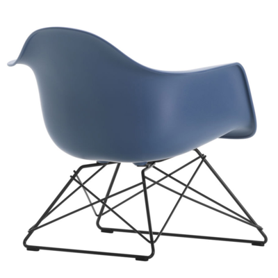 Vitra loungestoel Eames LAR zwart onderstel