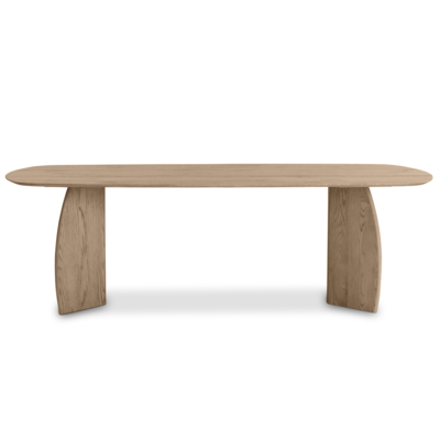 Eetkamertafel Divio groove naturel 90 cm