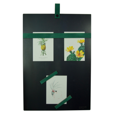 Magneetbord met magneetstrips