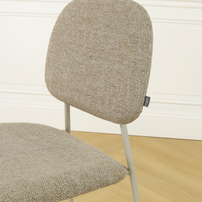 Eetkamerstoel Jasmijn - grijsbeige onderstel