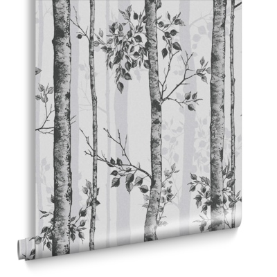 Graham &amp; Brown  vliesbehang  Albero  Zwart/Wit