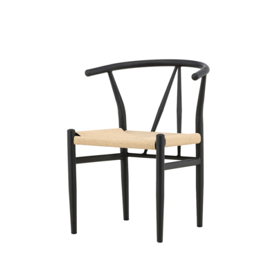 Eetkamerstoel Bengt - met rotan zitting