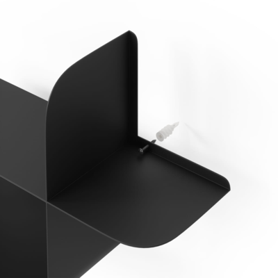 Umbra wandplank Montage metaal