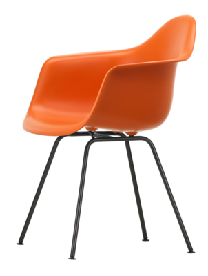 Vitra stoel Eames DAX Basic Dark onderstel