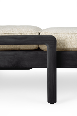 Ethnicraft - Outdoor - Teak Jack adjustable lounger - zwart