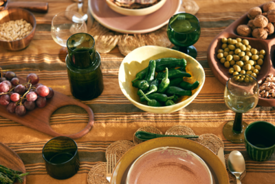 HKliving Patio bowl mustard