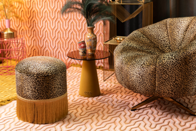 Bold Monkey loungestoel Where The Sun Doesn't Shine panter