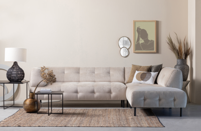 Hoekbank Lloyd gewassen fluweel