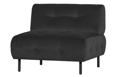 WOOOD Exclusive fauteuil Lloyd gewassen fluweel