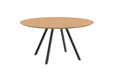 Studio HENK tafel New Classic Rond Quadpod, zwart frame - Smart Collectie