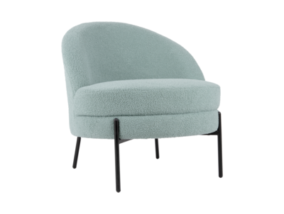Fauteuil Noble Teddy Curl polyester