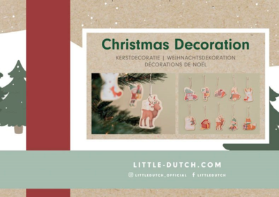 Little Dutch houten kersthangers