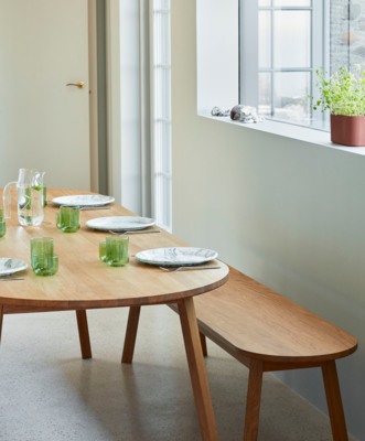 HAY tafel Triangle Leg - Eiken olie