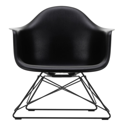 Vitra loungestoel Eames LAR zwart onderstel
