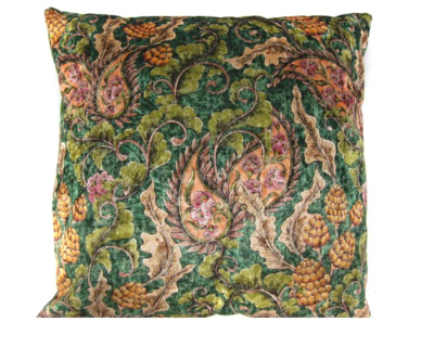 Kussen velvet Floral vintage