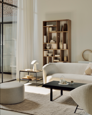 Ethnicraft - Poef Barrow - 60 cm