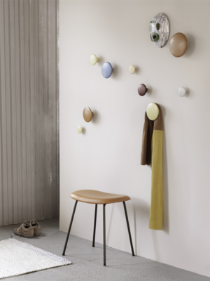 Muuto wandhaken Dots Wood (Set van 5)