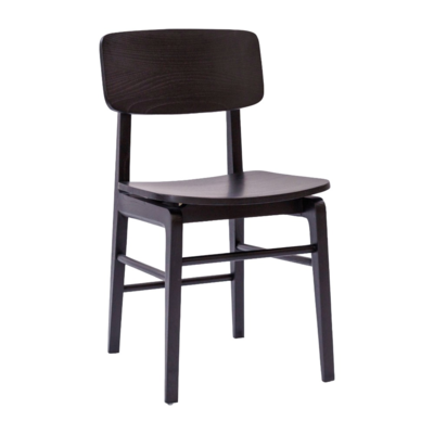 Hal & Eetkamer Stoel Odin Zwart - Midcentury