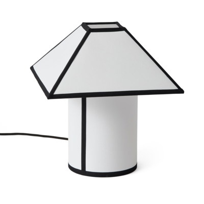 Ava Pyramid table lamp white
