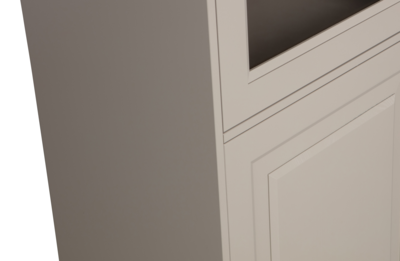 vtwonen vitrinekast Chow 4-deurs Vitrinekast Chow 4-deurs - Dakargrau